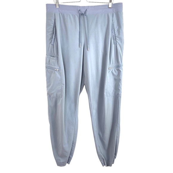 ATHLETA Venture Travel Jogger Pants in Light Blue Size 16 - Picture 2 of 10